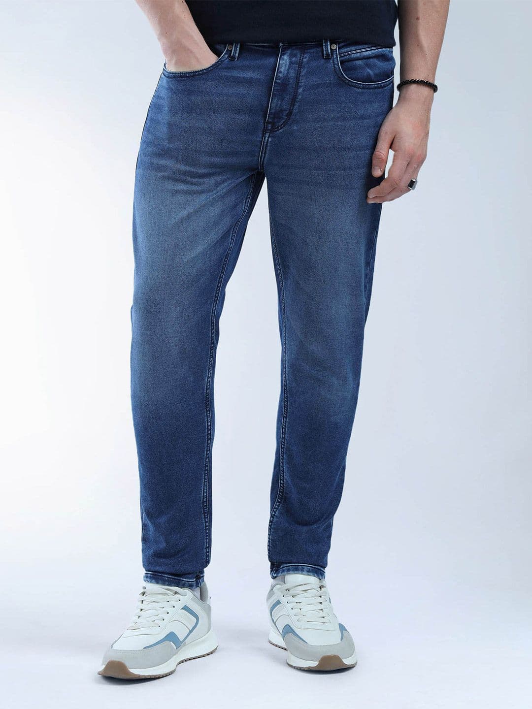 Flying Machine Men Relaxed Fit Light Fade Jeans - view 1