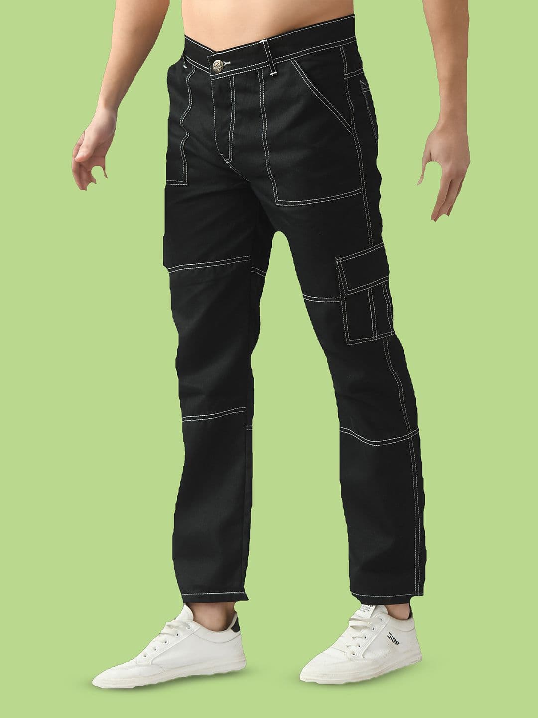 COMFITS Men Classic Mid-Rise Cargo Style Jeans - view 1