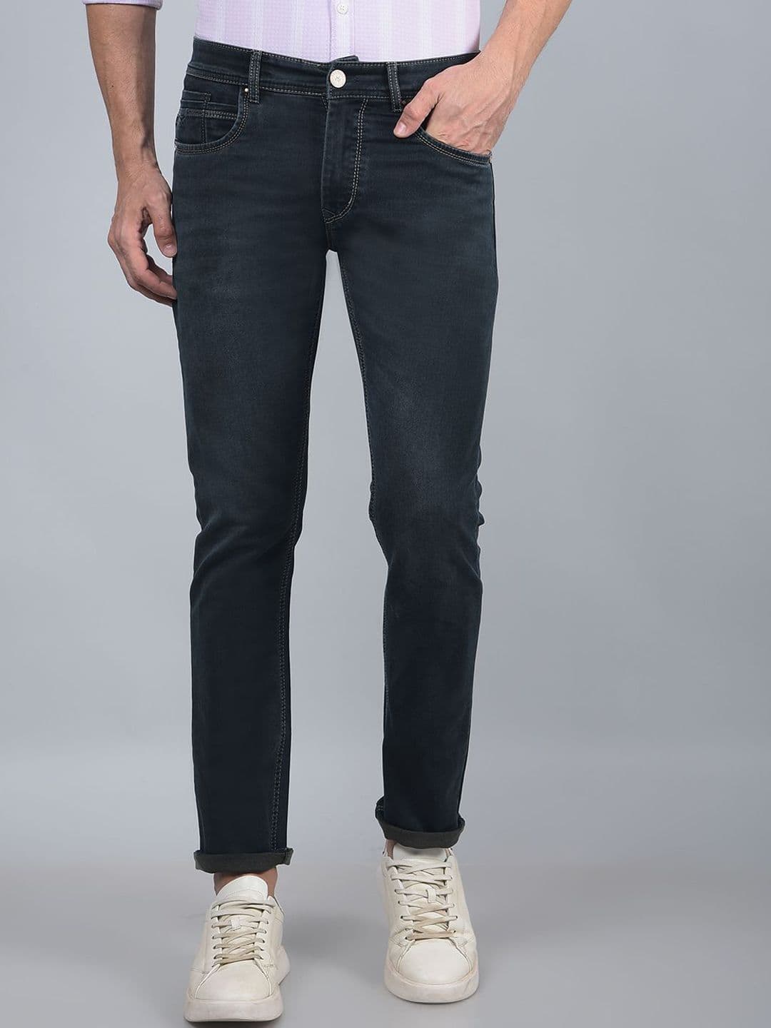 Crimsoune Club Men Cotton Slim Fit Mid-Rise Jeans - view 1