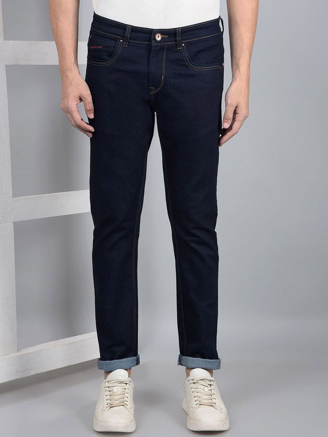 Crimsoune Club Men Slim Fit Heavy Fade Stretchable Jeans - view 1