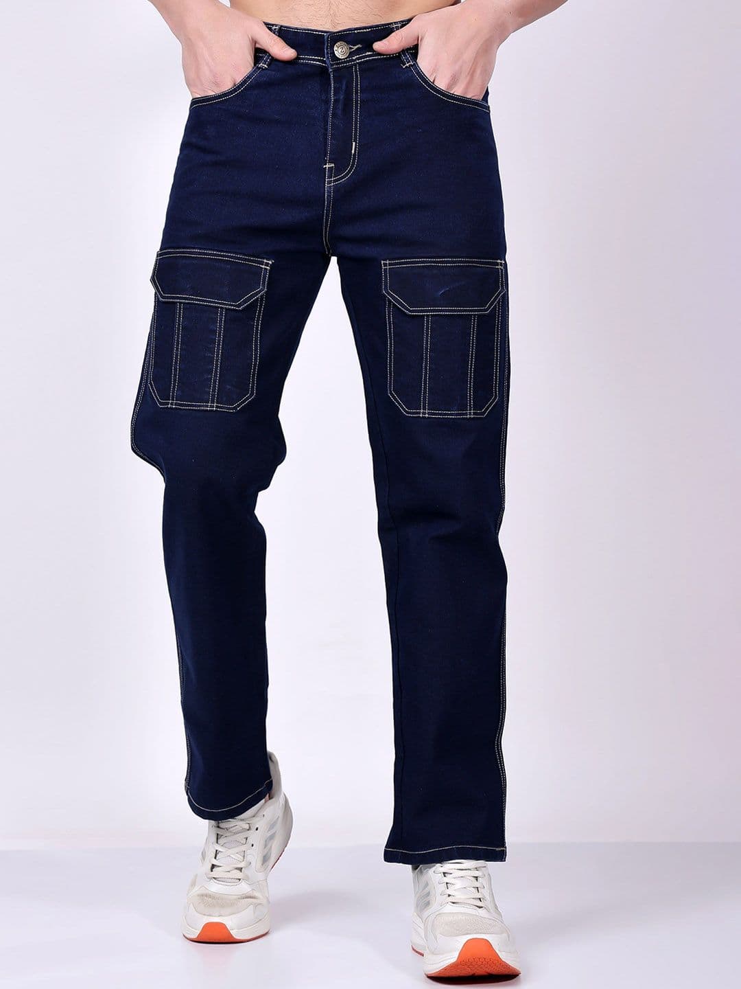 ZAYSH Men Cargo Styles Stretchable Jeans - view 1