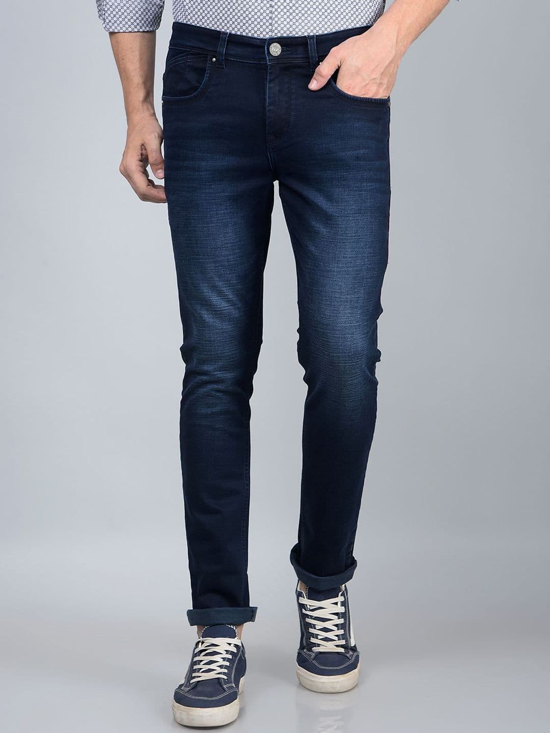 Crimsoune Club Men Slim Fit Heavy Fade Stretchable Jeans - view 1