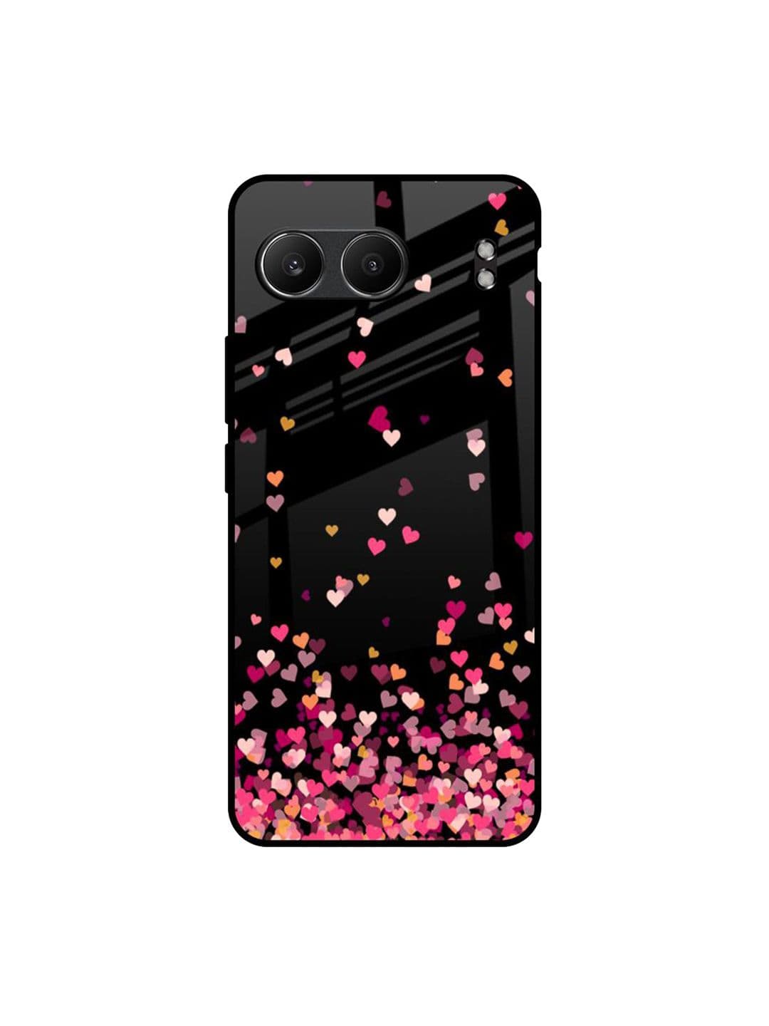 QRIOH Heart Rain Fall OnePlus Nord 4 5G Impact Resistant Back Case