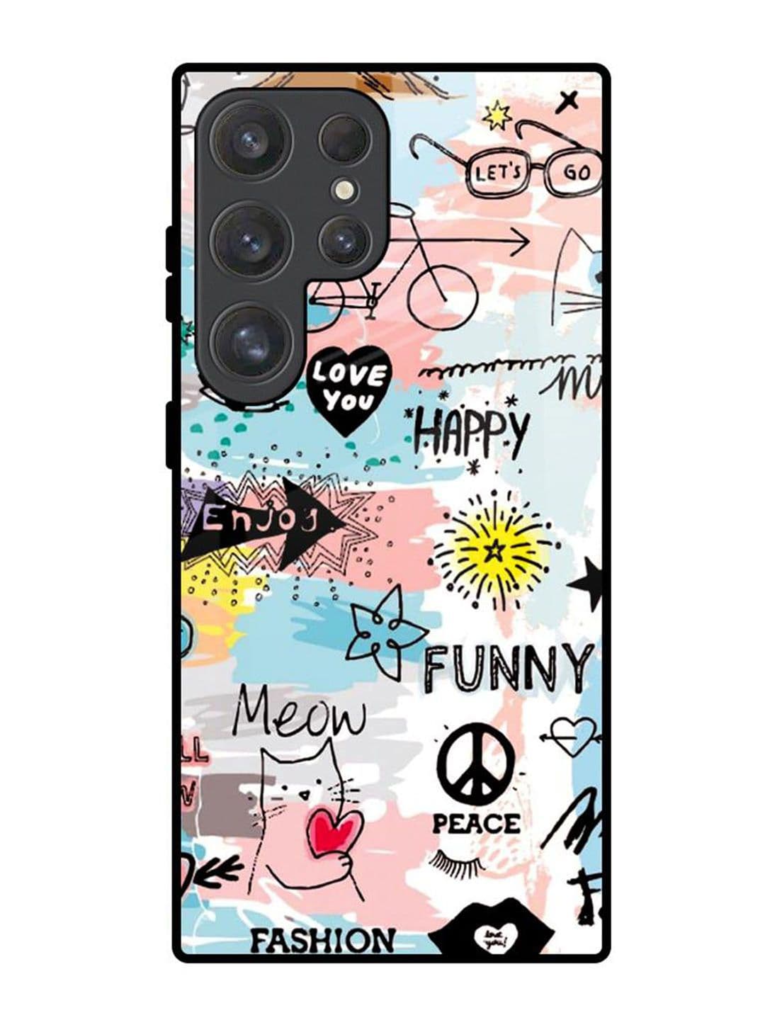 QRIOH Typography Printed Samsung Galaxy S25 Ultra Back Case Mobile Accessories