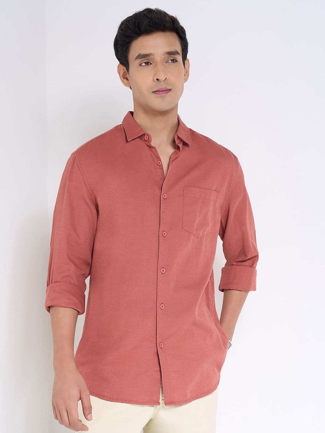 Peregrine by Pantaloons Men Opaque Casual Shirt - view 1