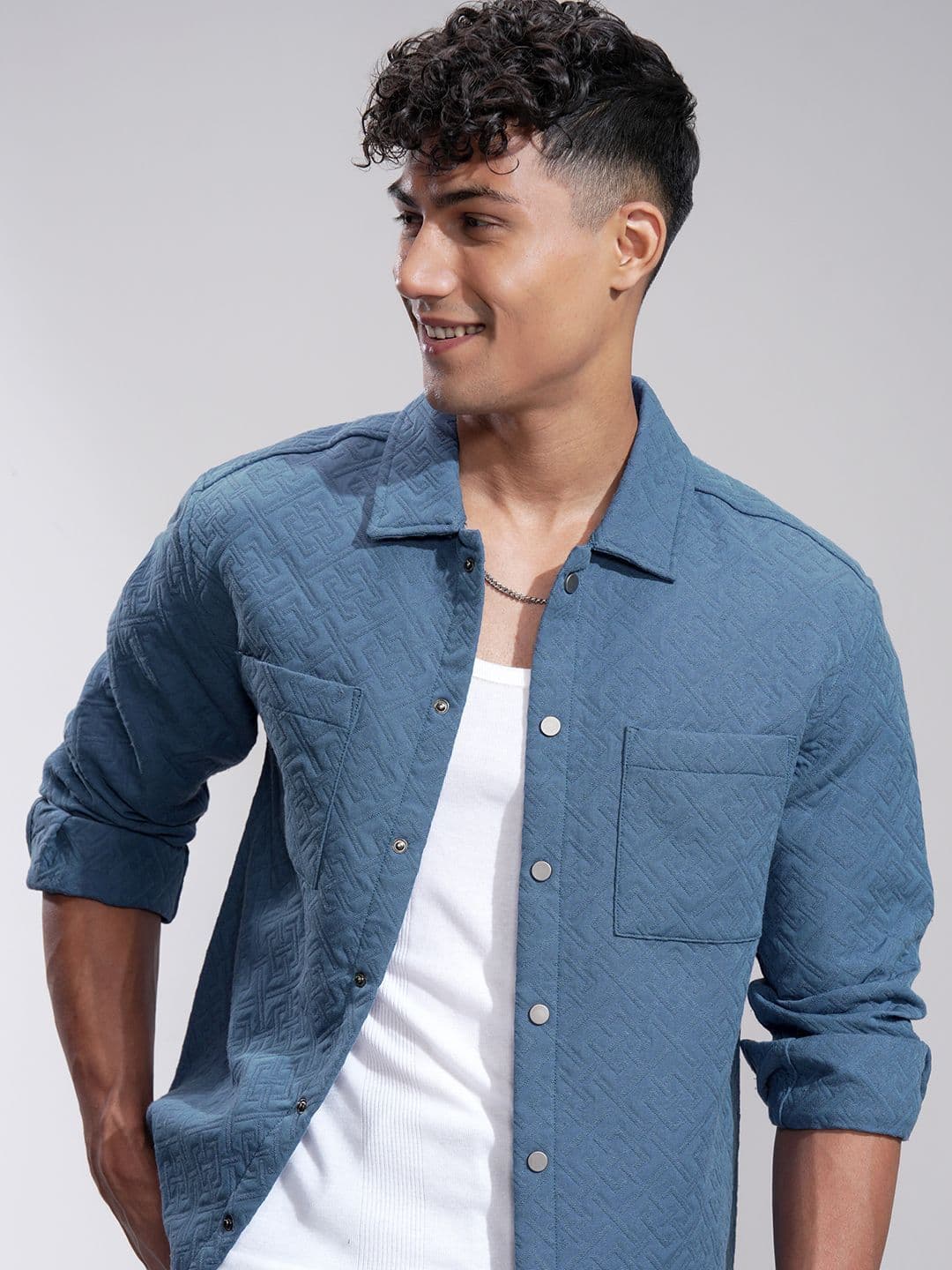 HIGHLANDER Men Comfort Opaque Casual Shirt - view 1
