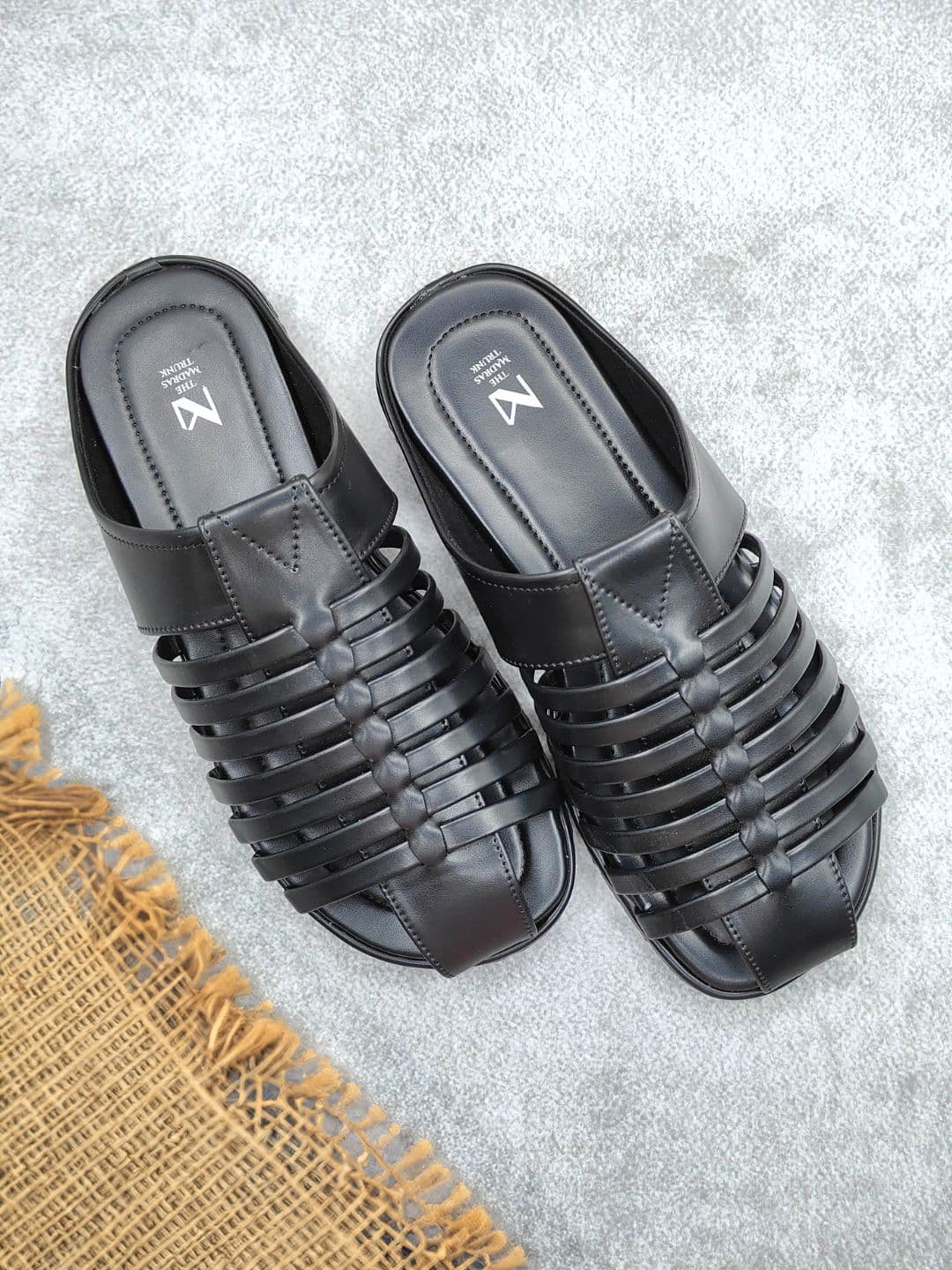 THE MADRAS TRUNK Men Ethnic Slip-On Comfort Sandals - view 1
