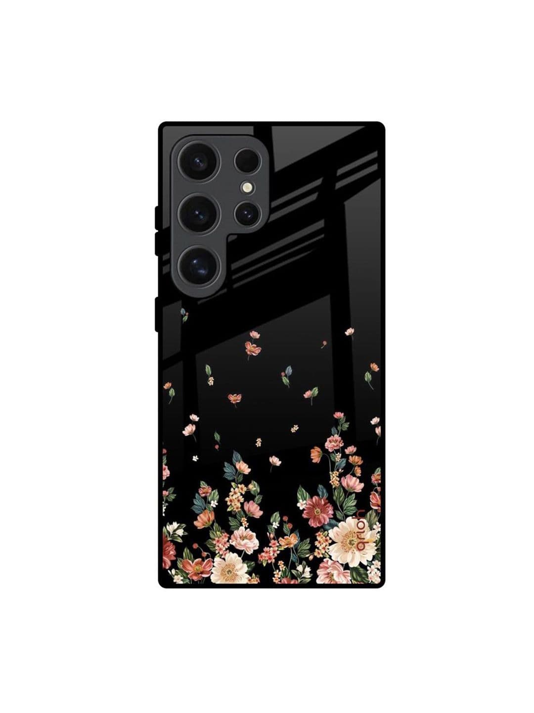 QRIOH Floral Printed Samsung Galaxy S24 Ultra 5G Back Case Mobile Accessories