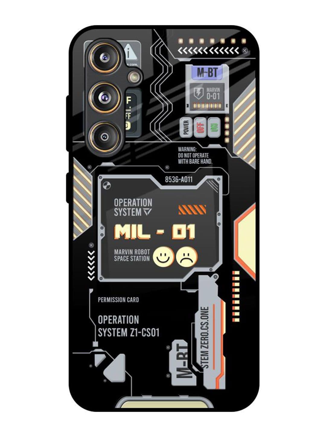 QRIOH Typography Printed Samsung Galaxy F55 5G Back Case Mobile Accessories