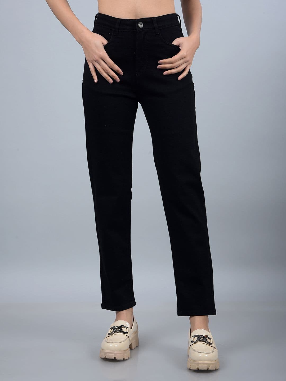 Crimsoune Club Women Straight Fit Heavy Fade Stretchable Jeans - view 1