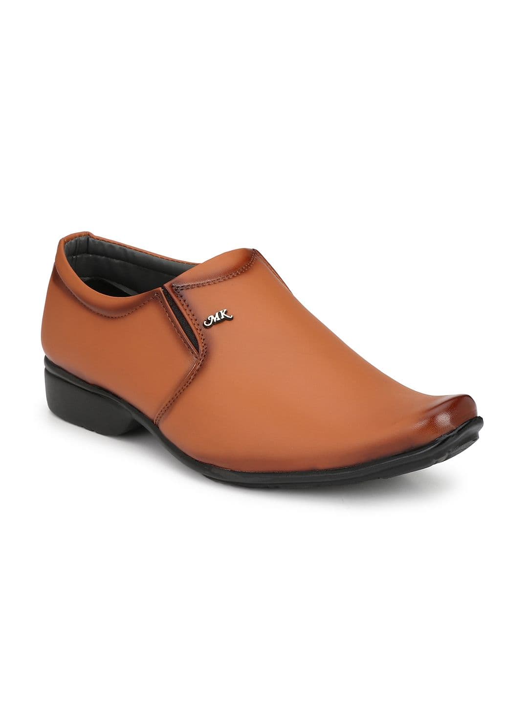 LEEPEETER Men Pointed Toe Formal Slip-Ons - view 1