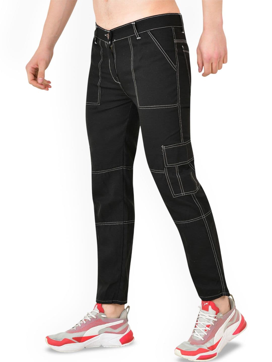 LINARIA Men Cotton Classic Low-Rise Slim Fit Jeans - view 1