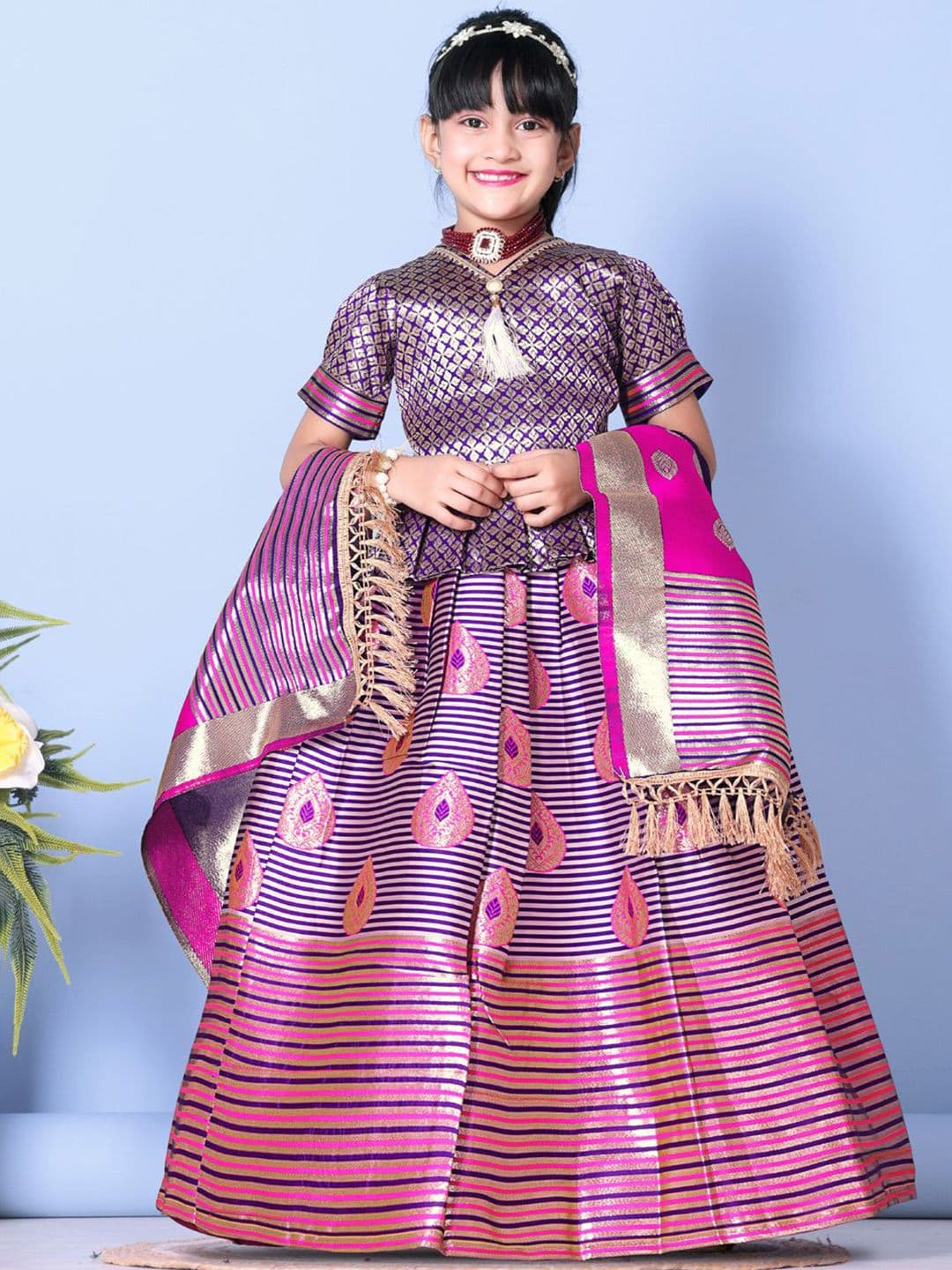 BAESD Girls Ready to Wear Lehenga & Blouse With Dupatta - view 1