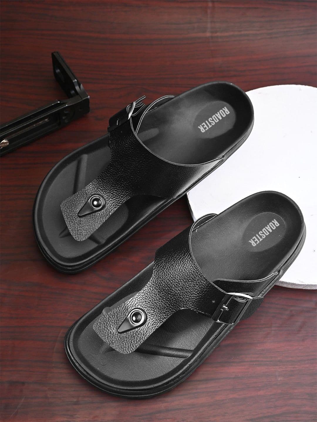 The Roadster Lifestyle Co. Men T Straps Slip On Sandals - view 1