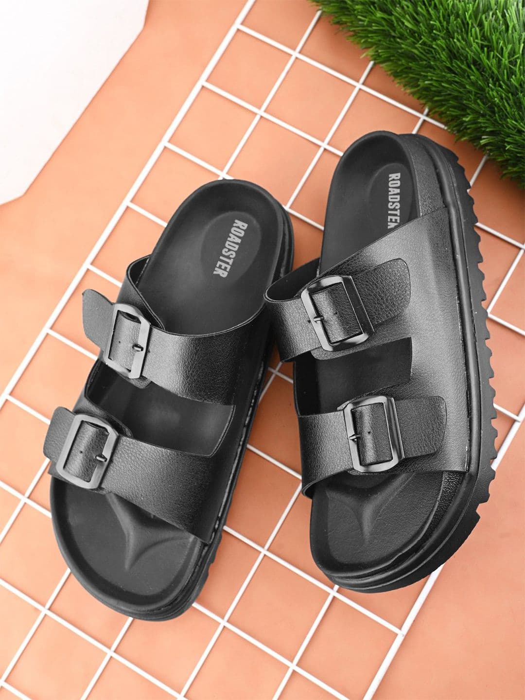 The Roadster Lifestyle Co Men Double Strap Comfort Sandals - view 1