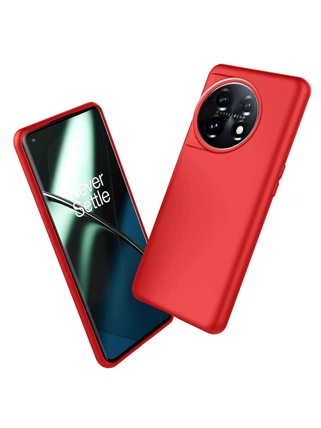 LIRAMARK Solid OnePlus 11 5G Back Case