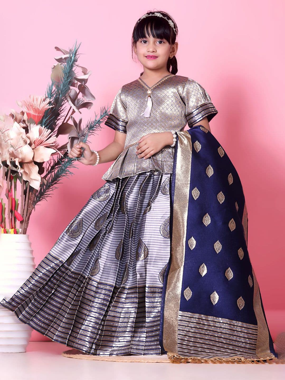 BAESD Girls Ready to Wear Lehenga & Blouse With Dupatta - view 1