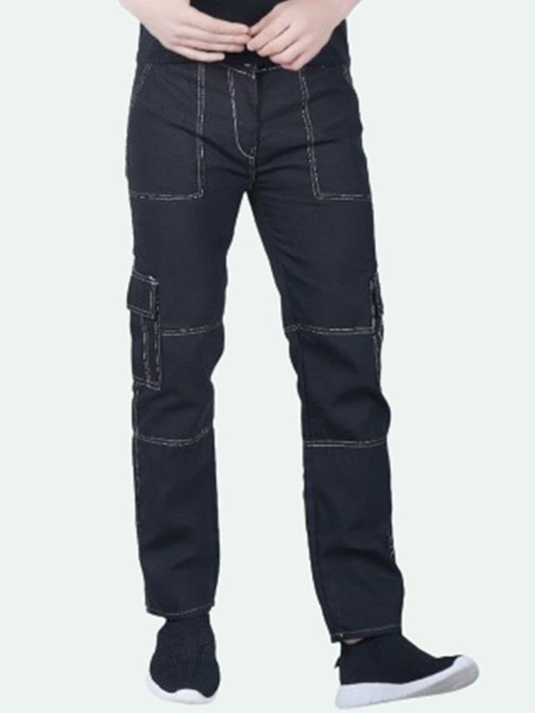LINARIA Men Classic Slim Fit Cotton Jeans - view 1