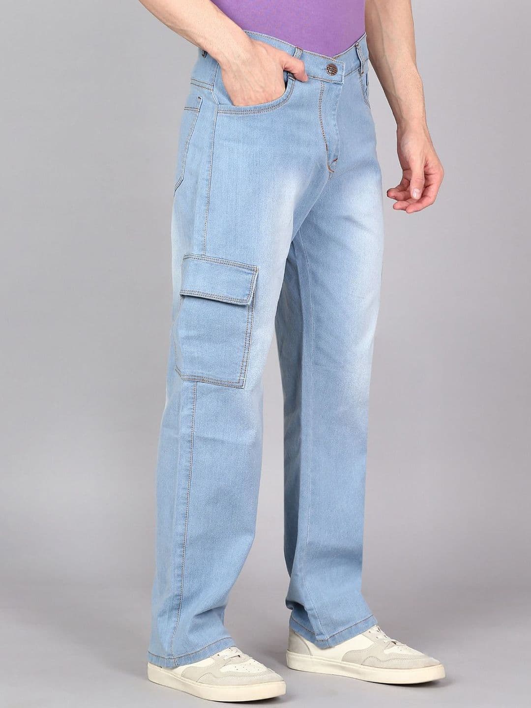 LINARIA Men Classic Boyfriend Fit Light Fade Jeans - view 1