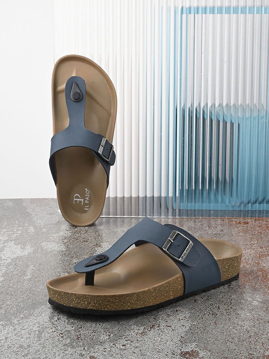El Paso Men Open Toe Comfort Sandals - view 1