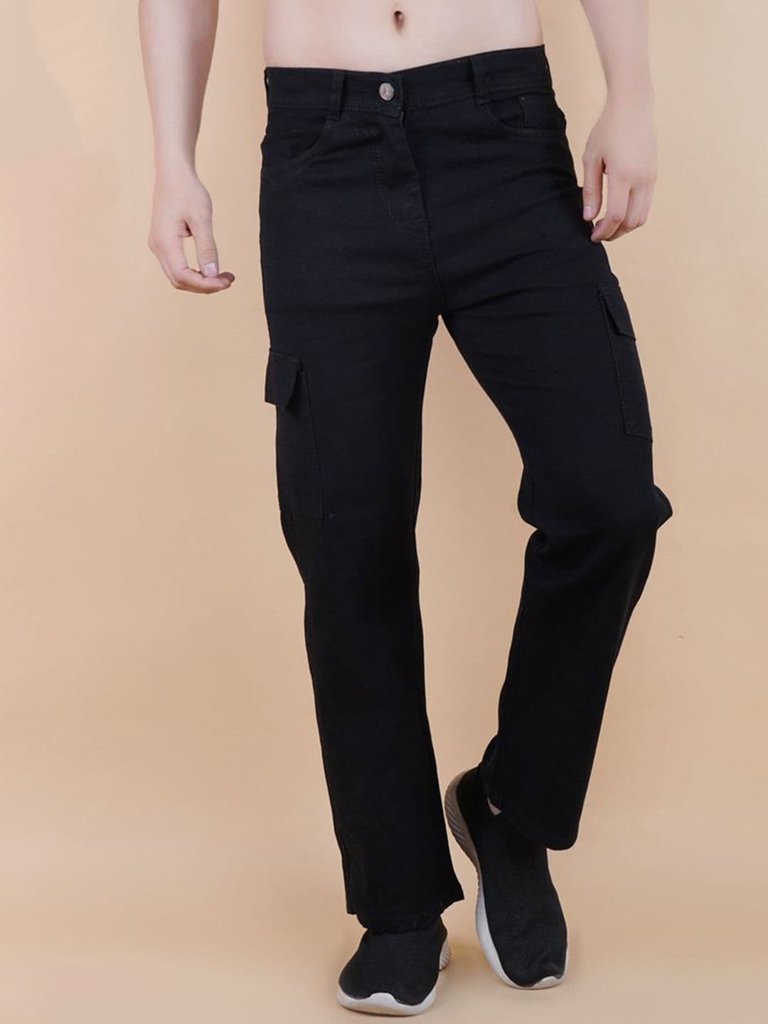 LINARIA Men Classic Boyfriend Fit Stretchable Cargo Styles Jeans - view 1