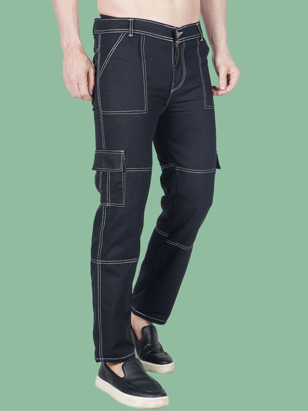 LINARIA Men Classic Straight Fit Mid-Rise Jeans - view 1
