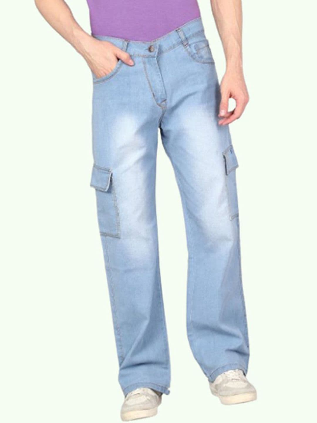 LINARIA Men Classic Boyfriend Fit Low Distress Heavy Fade Jeans - view 1