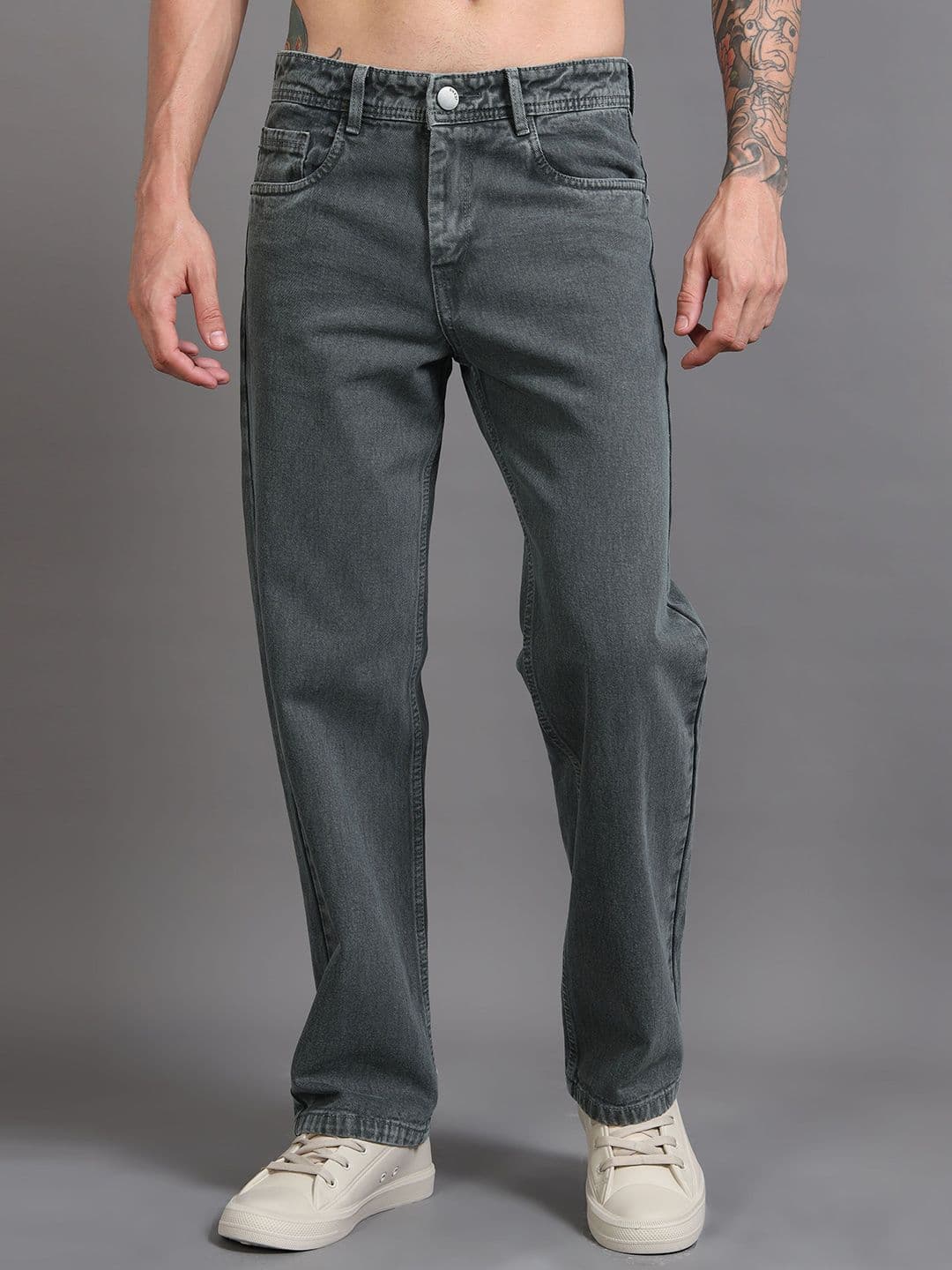 Kolor Fusion Men Loose Regular Fit Light Fade Jeans