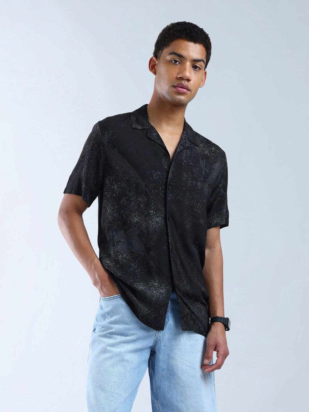 Flying Machine Men Color Of Home Classic Regular Fit Abstract Printed Casual Shirt - view 1