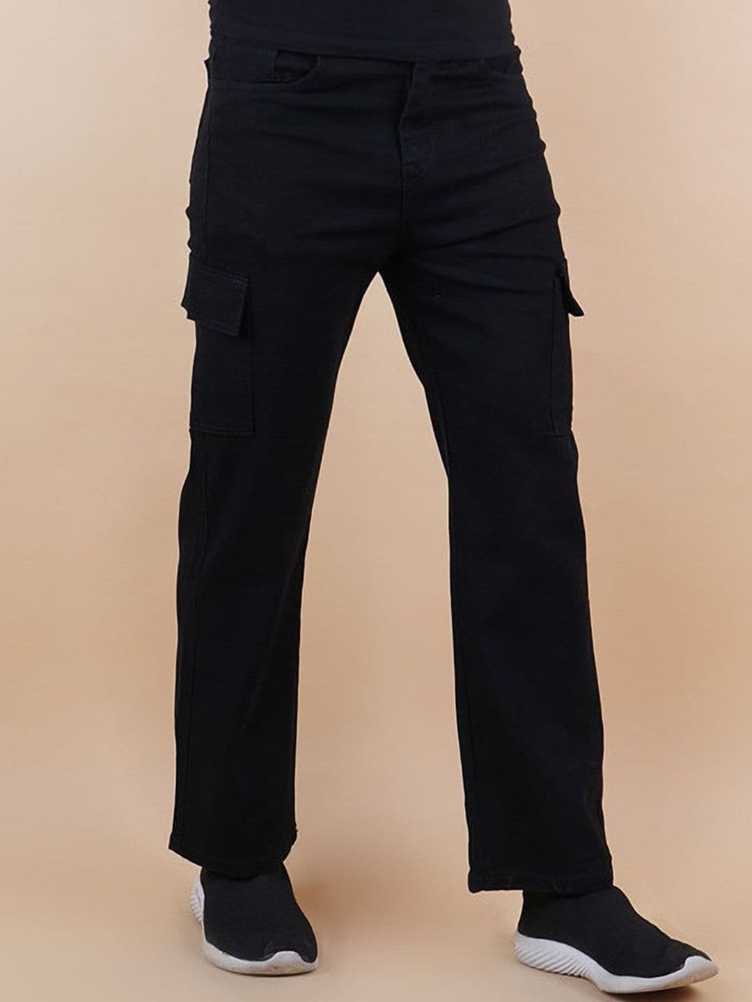 LINARIA Men Classic Mid-Rise Boyfriend Fit Stretchable Cargo Styles Jeans - view 1