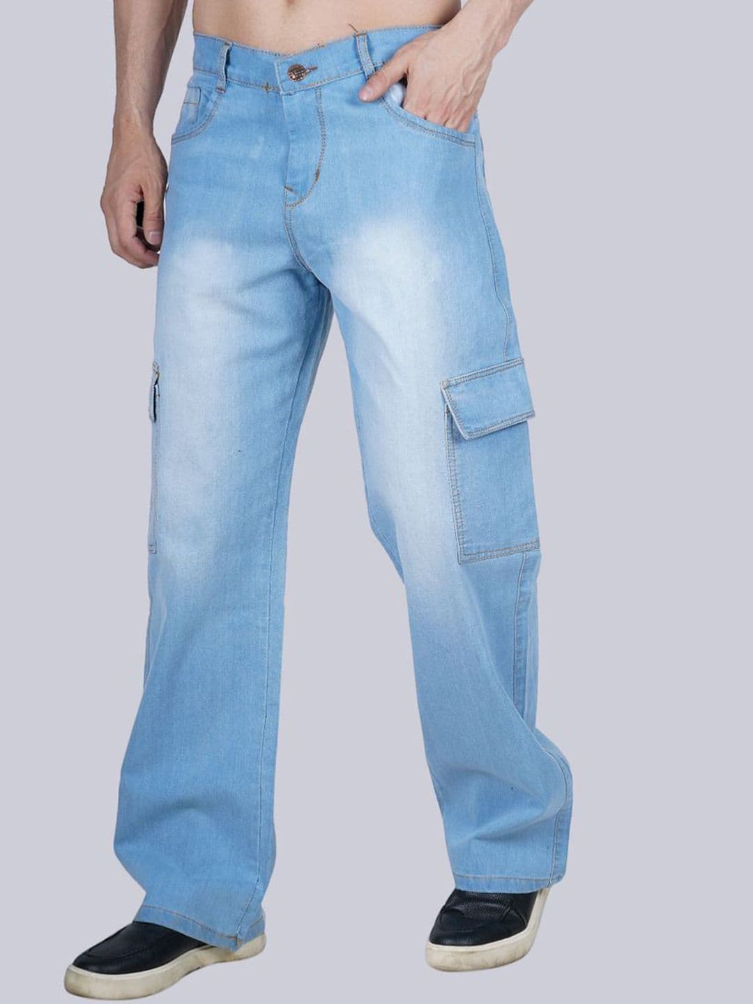 LINARIA Men Classic Boyfriend Fit Heavy Fade Jeans - view 1