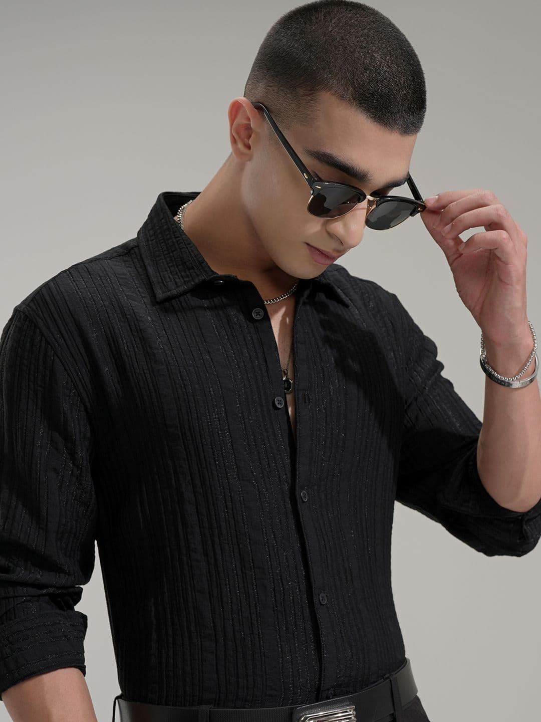 HIGHLANDER Men Comfort Opaque Casual Regular Fit Shirt - view 1