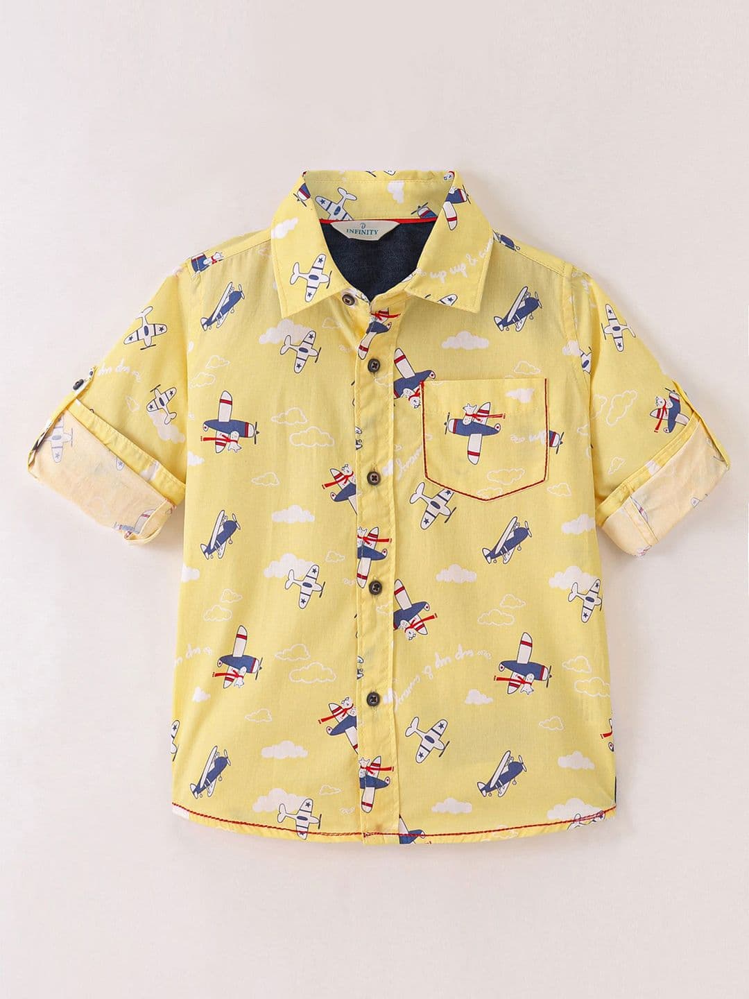 Infinity Boys Opaque Printed Casual Shirt - view 1