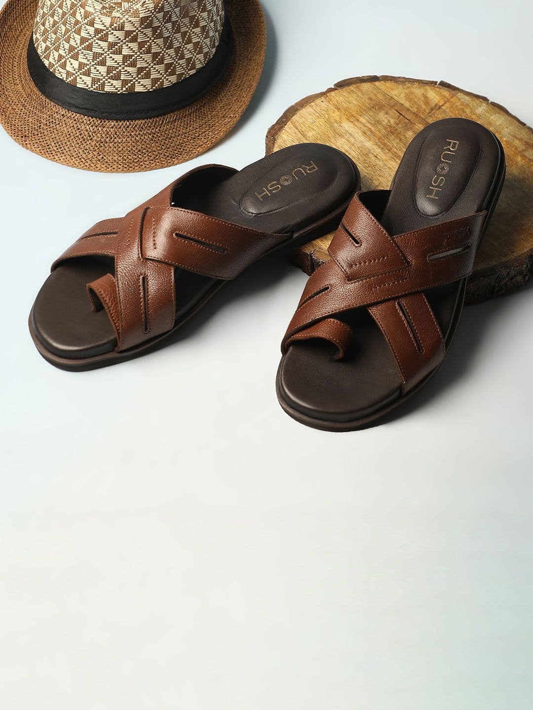 Ruosh Men Leather Comfort Sandals - view 1