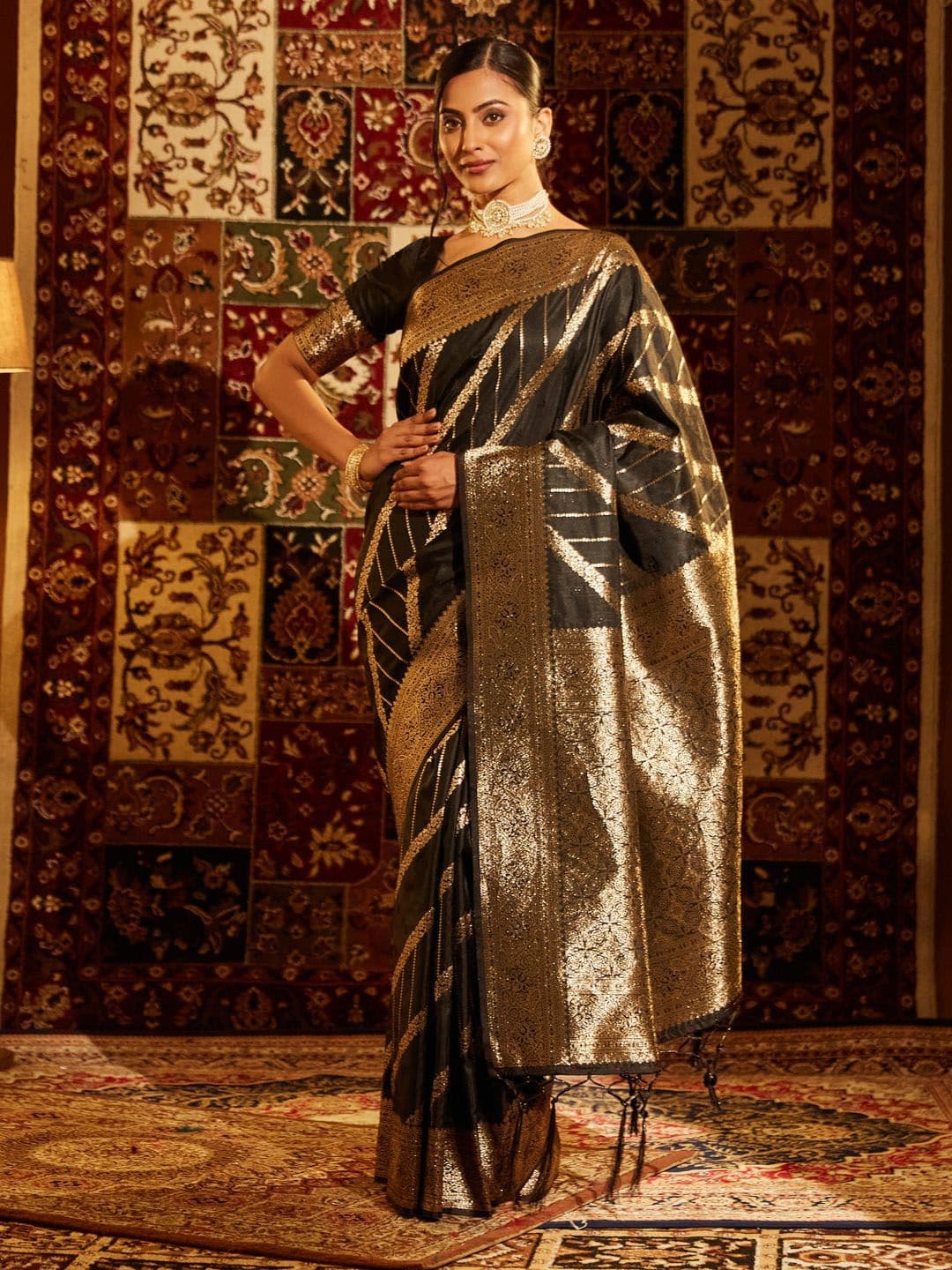 kasee Woven Design Zari Banarasi Saree - view 1