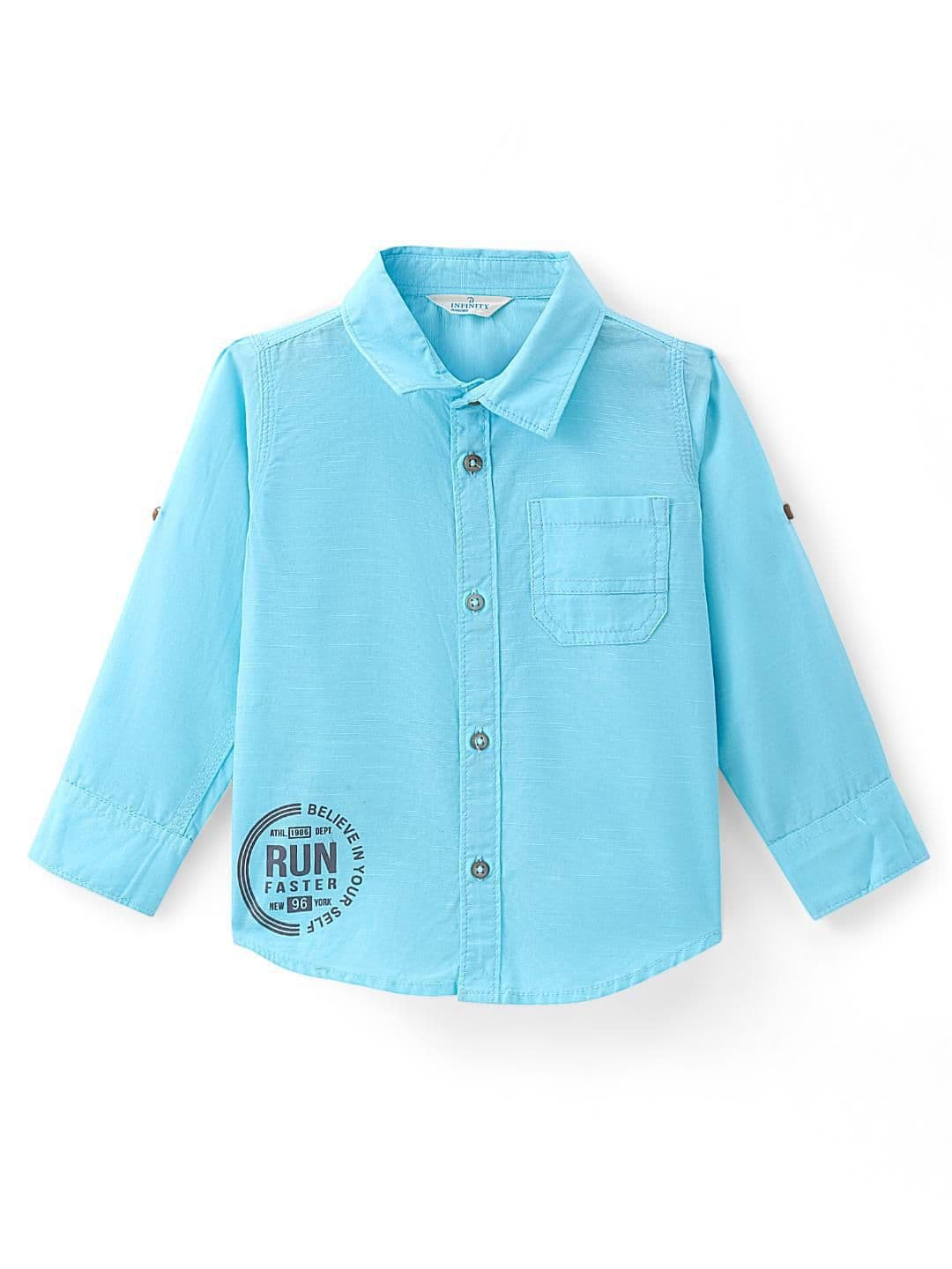 Infinity Boys Tailored Fit Opaque Casual Shirt - view 1