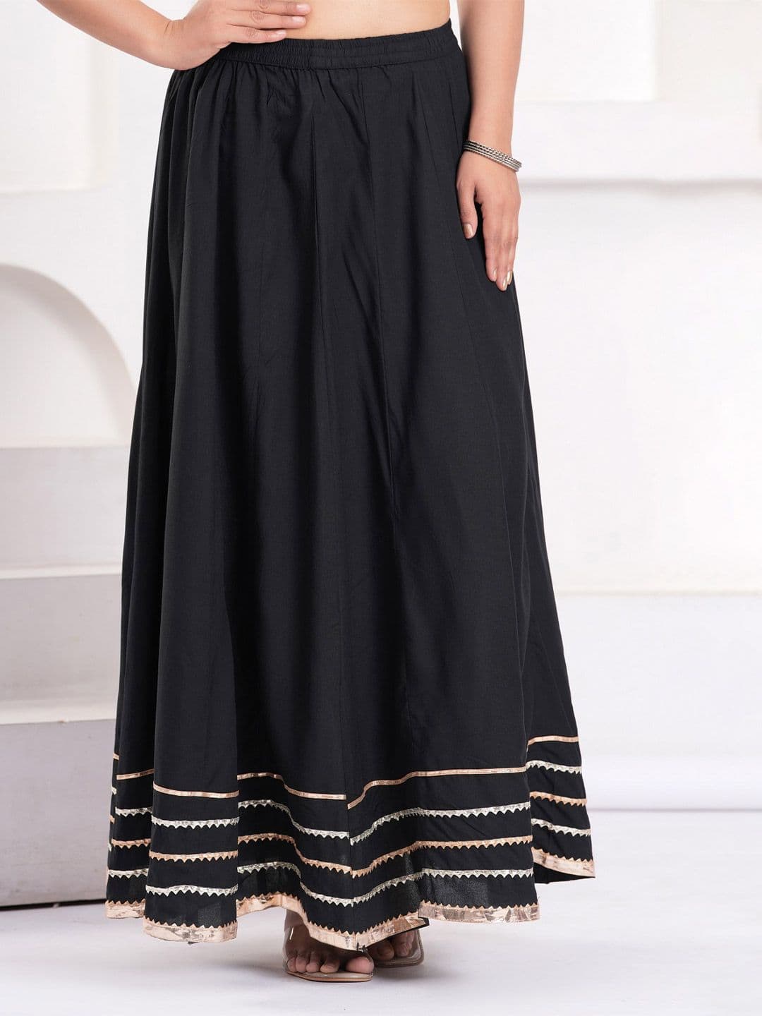 Clothy N Wave Women Flared Maxi Skirt - view 1