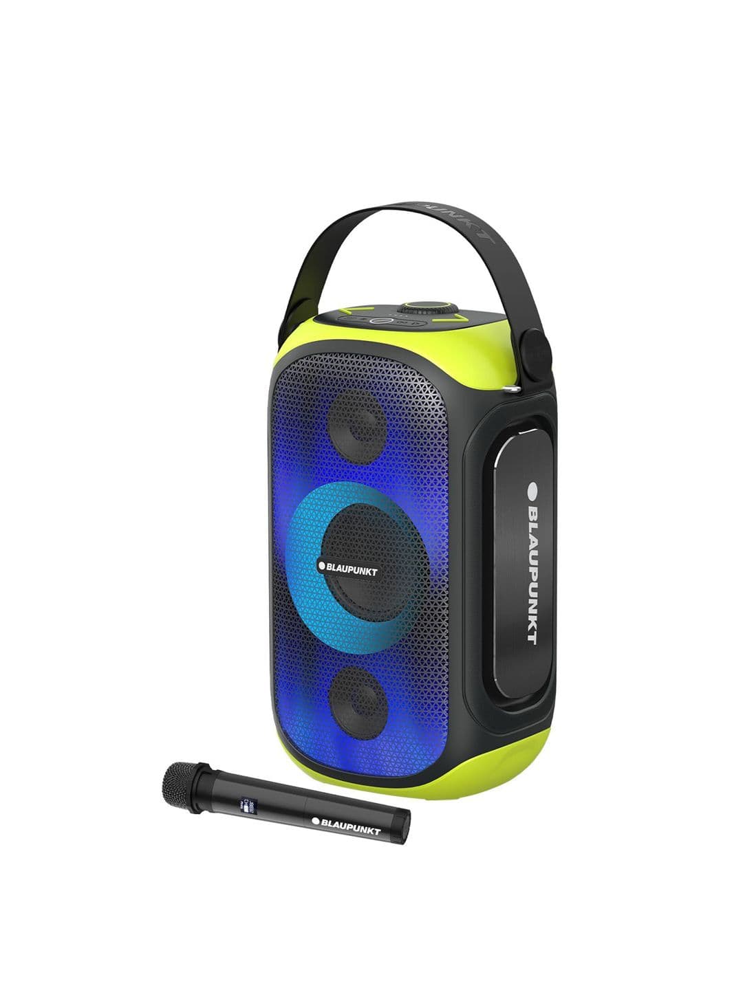 BLAUPUNKT Atomik Lytz 90 W Bluetooth Party Speaker With RGB Lights & Wireless Mic