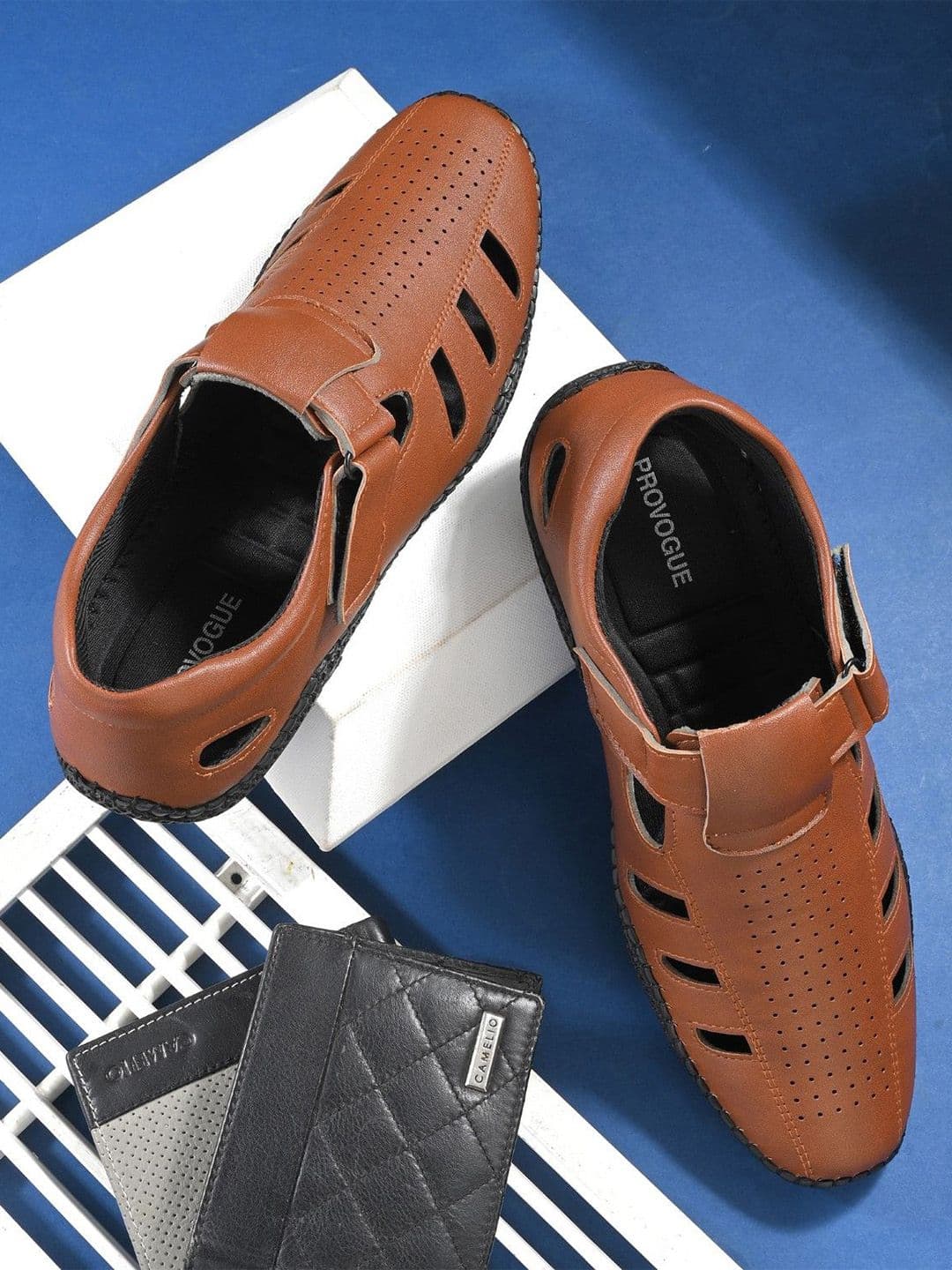 Provogue Men Velcro Fisherman Sandals - view 1