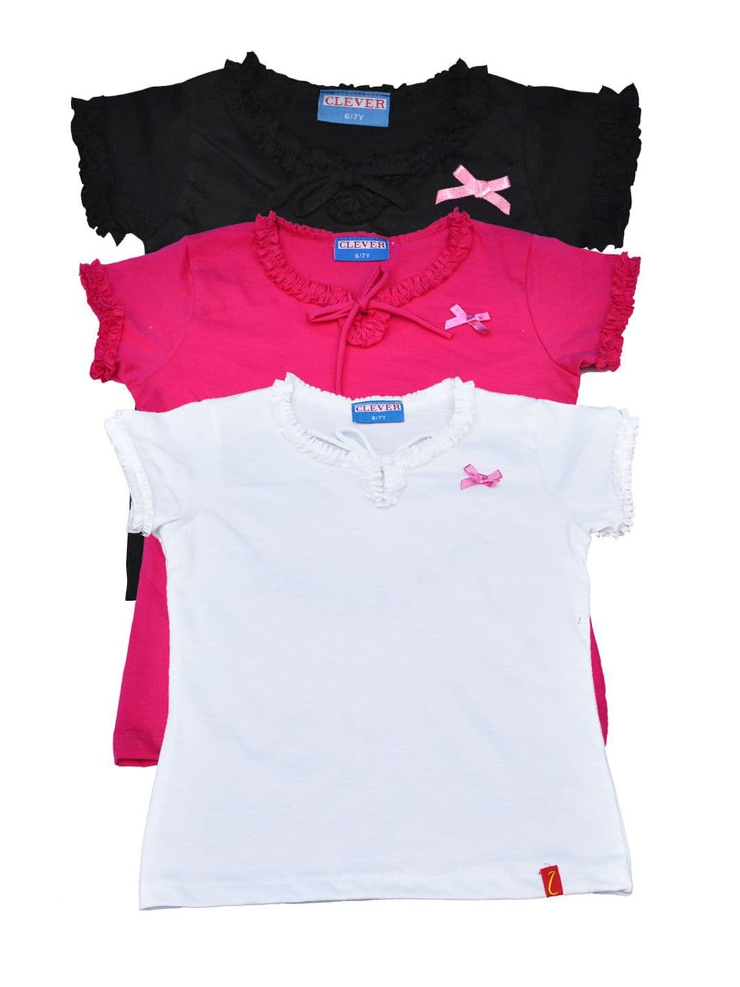 CLEVER Girls Solid Cotton Top - view 1