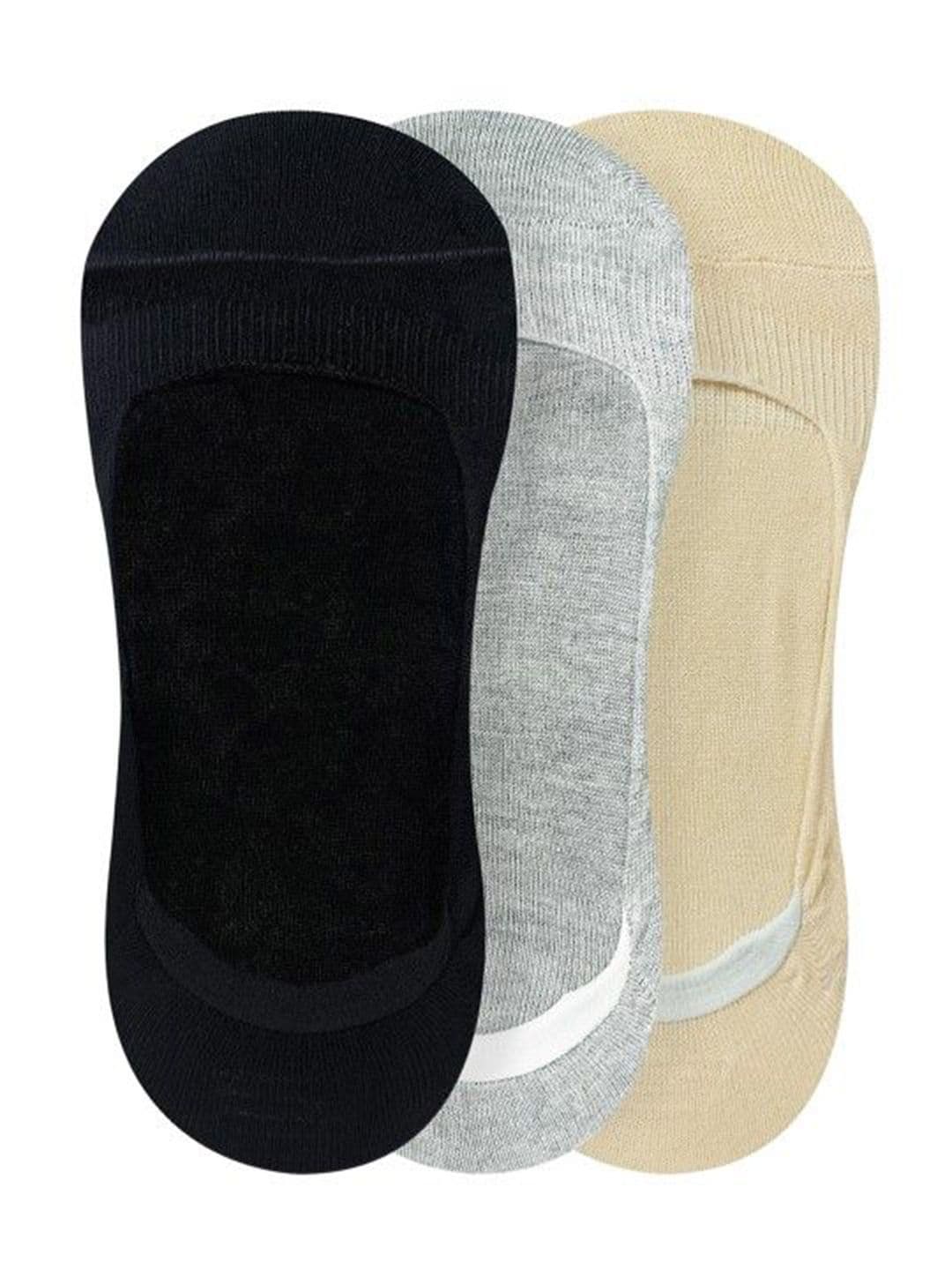 POLLOLOCO Unisex Pack Of 3 Shoe Liners Socks - view 1