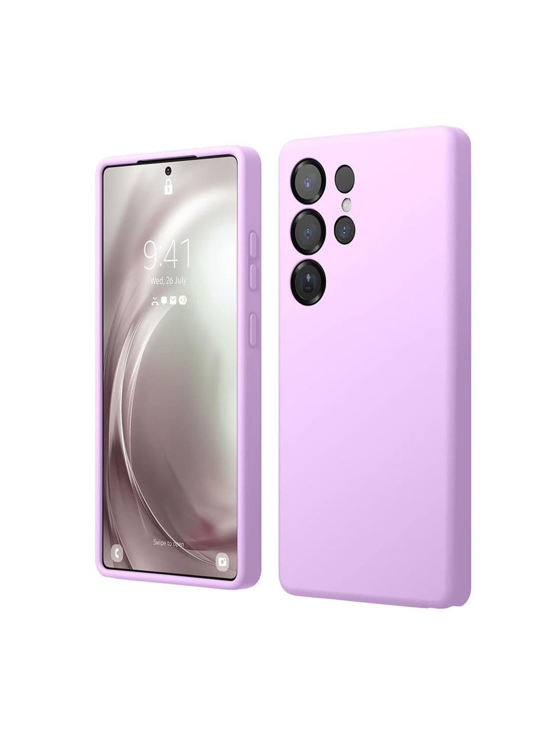 LIRAMARK Solid Samsung Galaxy S25 Ultra 5G Liquid Silicone Soft Back Case - view 1