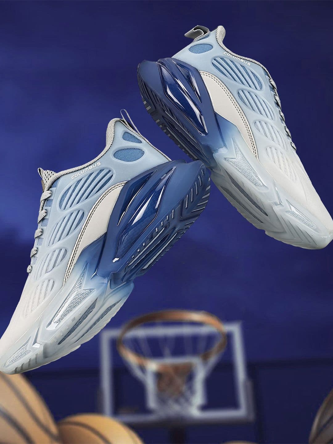 Columbus Men Mesh Running Non-Marking Shoes - view 1