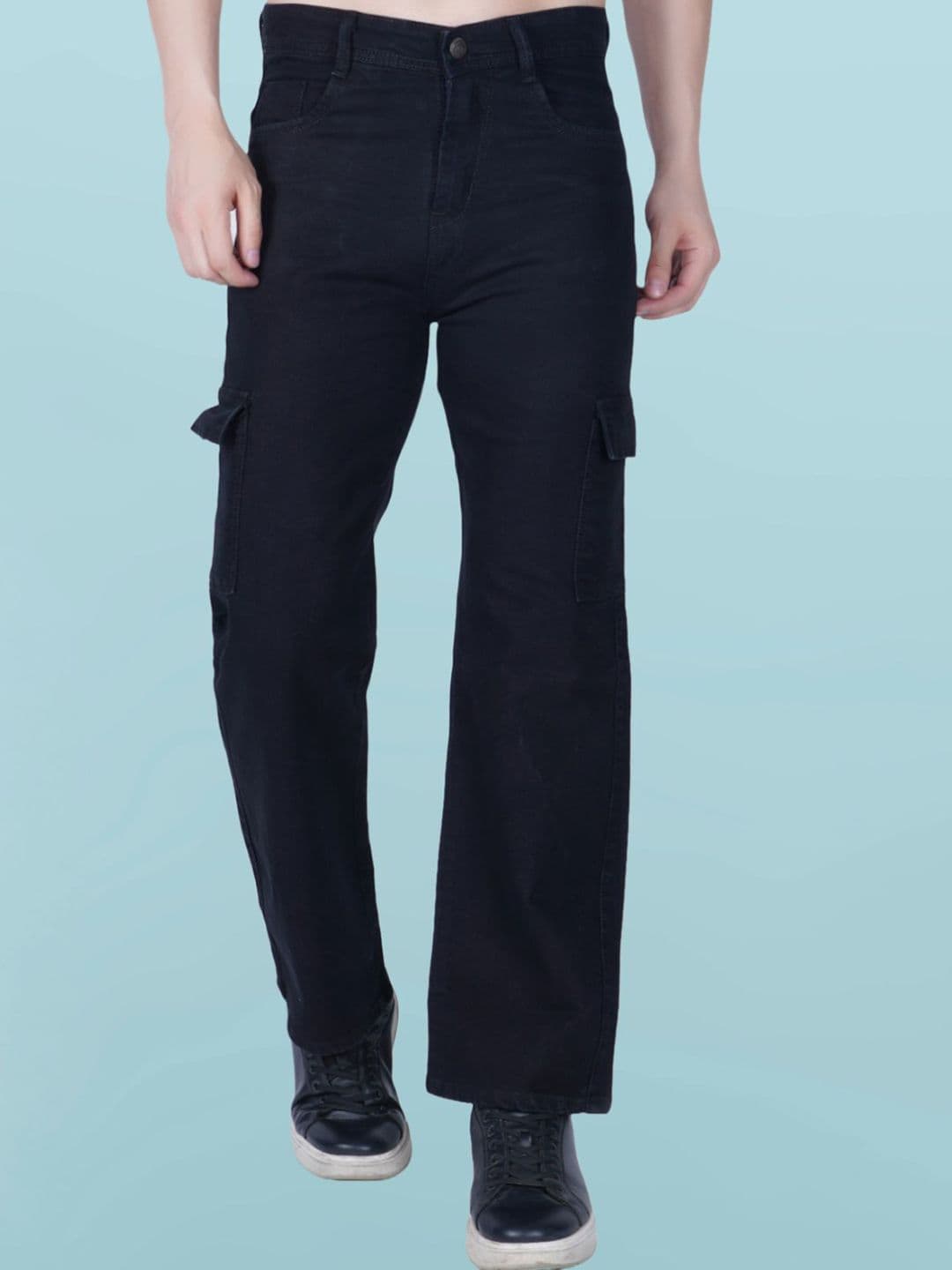 Metronaut Men Slouchy Fit Mid-Rise Classic Low Distress Jeans - view 1