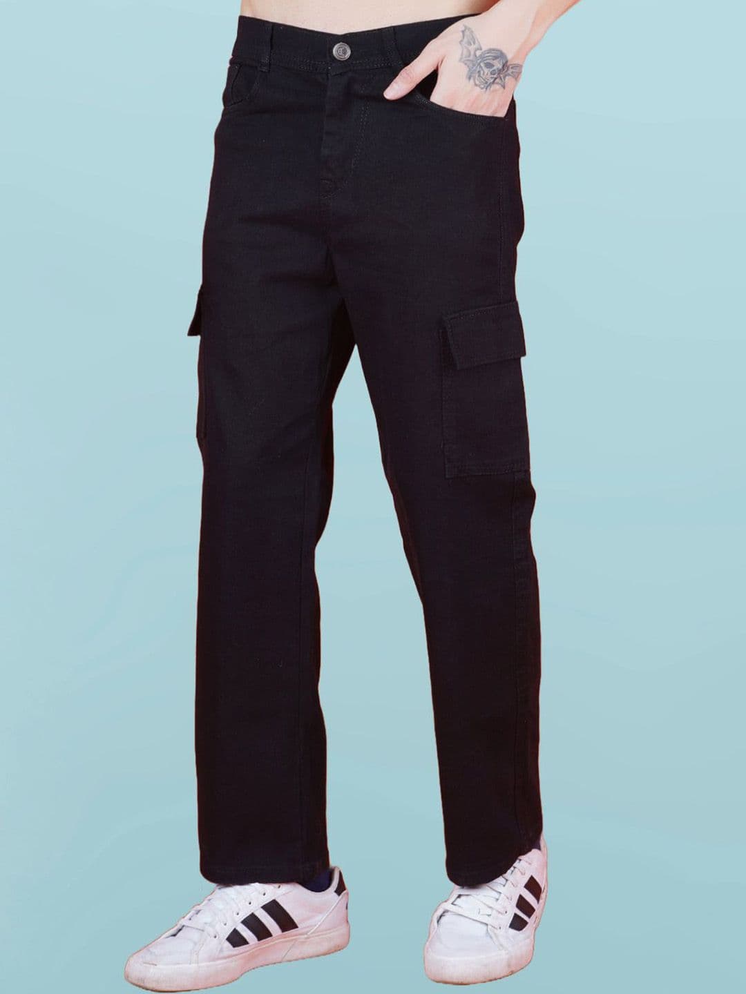 Metronaut Men Classic No Fade Baggy Jeans - view 1