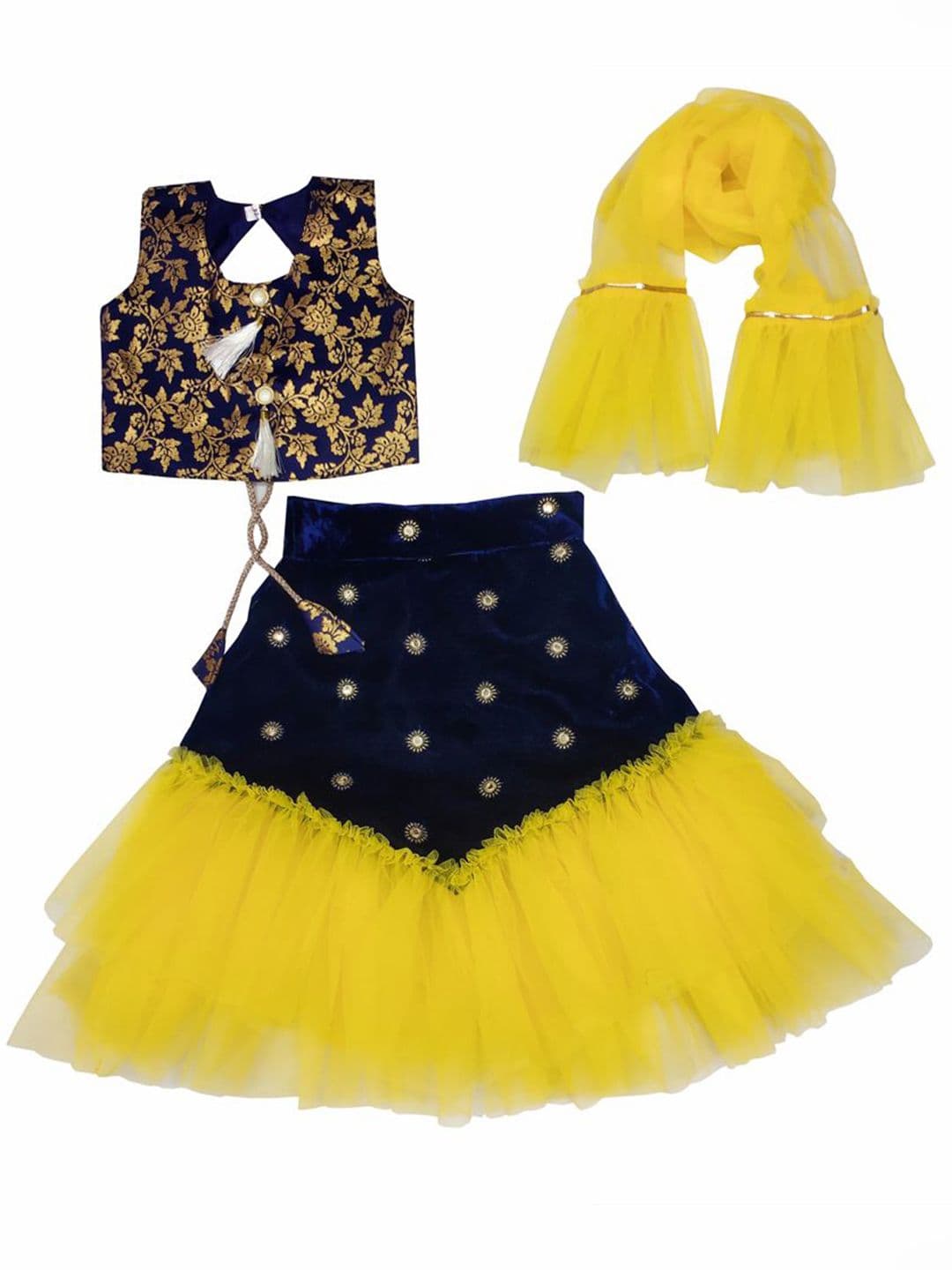 satyamfab Girls Ready to Wear Lehenga & Blouse With Dupatta - view 1