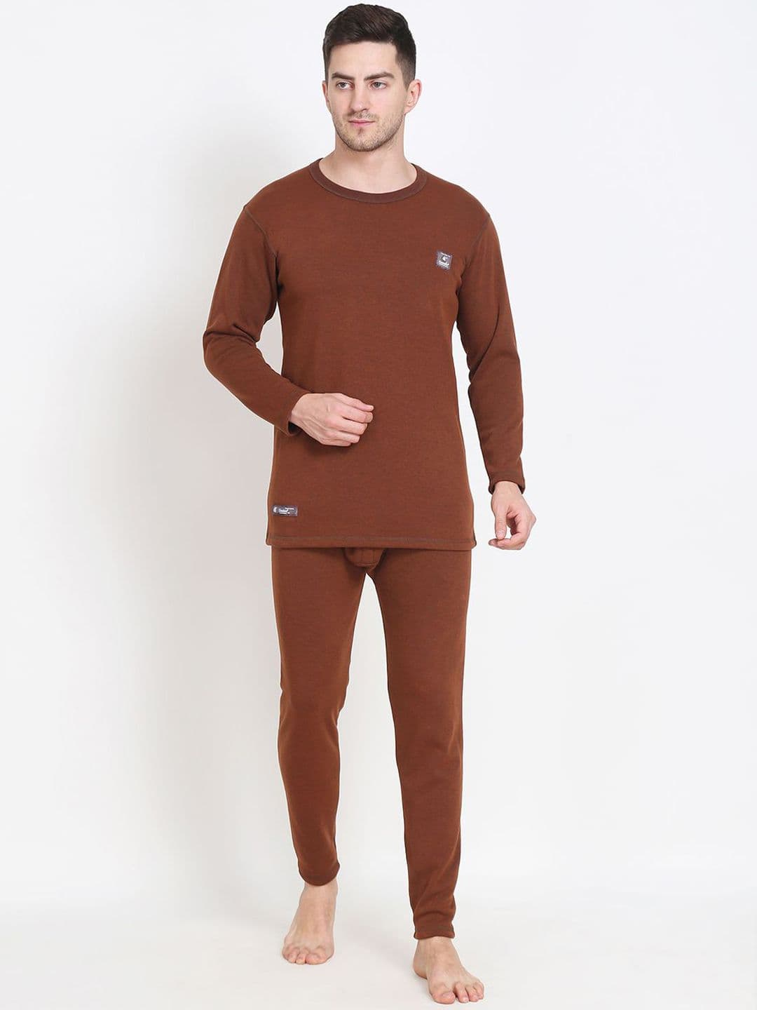 OOSHIN UK Men Cotton Round Neck Thermal Set - view 1