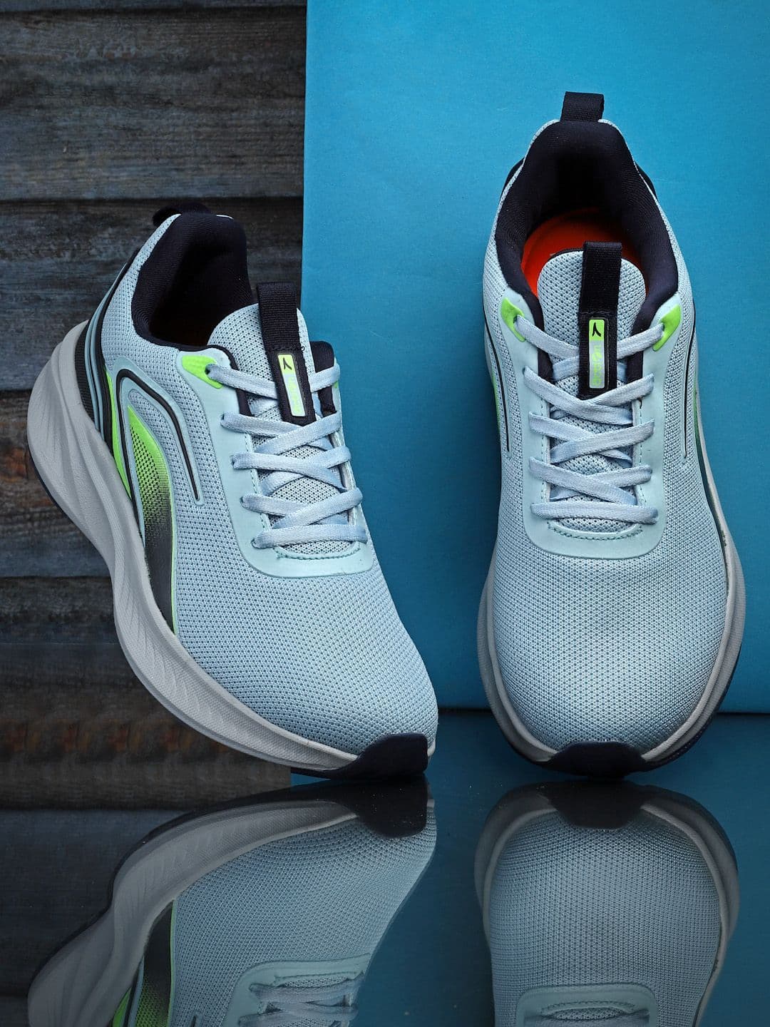 Action Men Mesh Lace-Ups Running Non-Marking Shoes - view 1