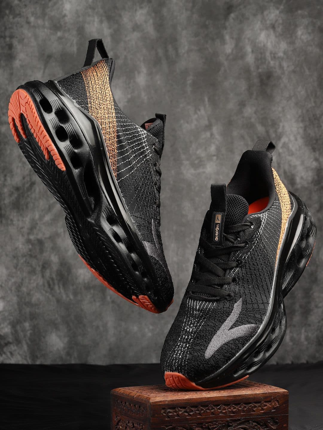 Action Men Running Non-Marking Lace-Ups Shoes - view 1