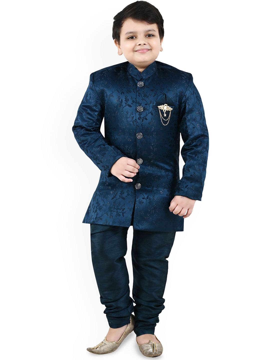 Arshia Fashions Boys Woven Design Sherwani Set - view 1